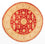Ziegler Rug round  - 99 x 96 cm - red