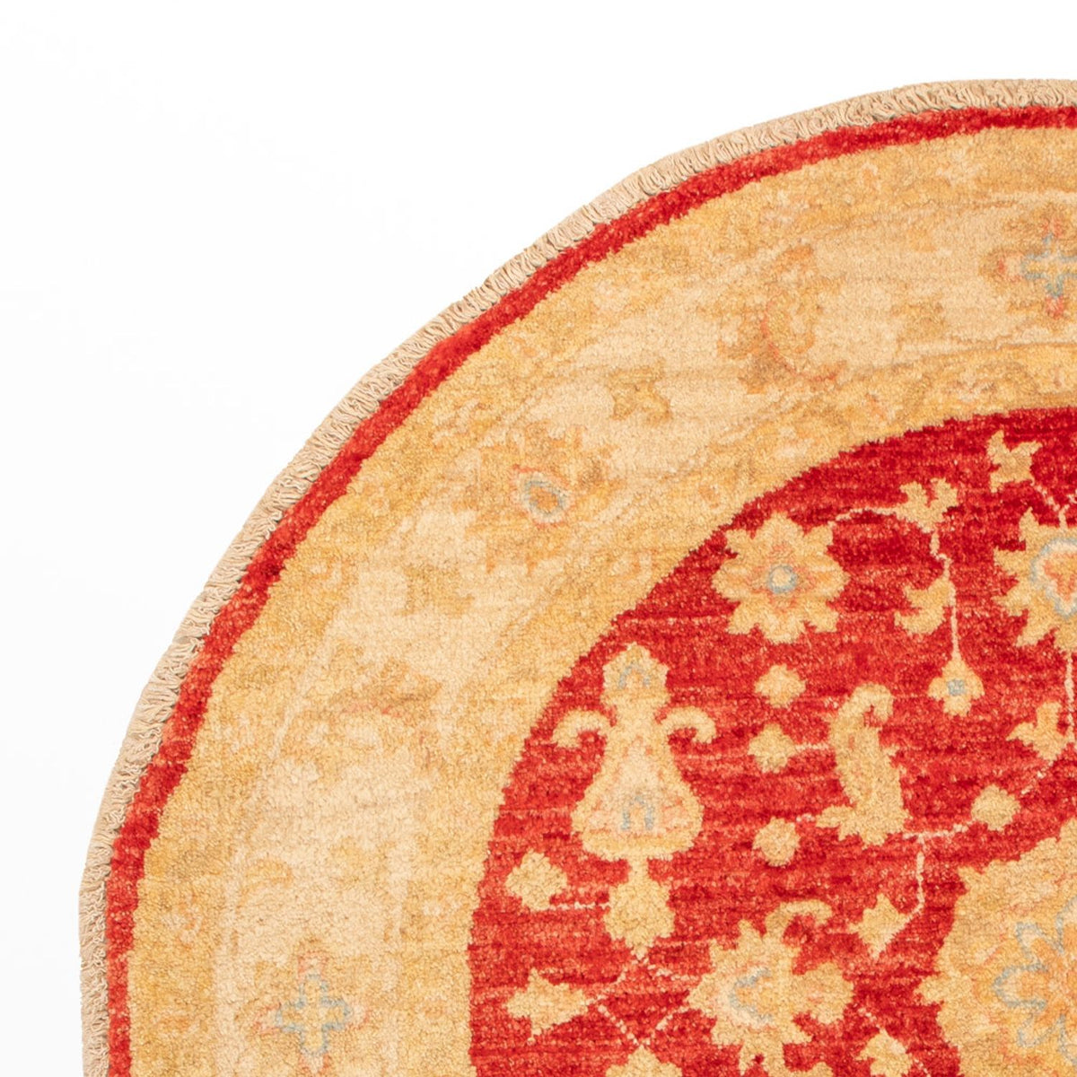 Ziegler Rug round  - 99 x 96 cm - red