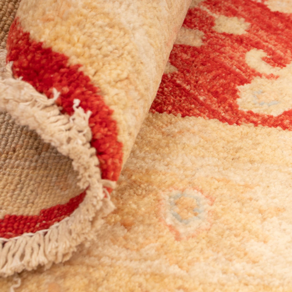 Ziegler Rug round  - 99 x 96 cm - red