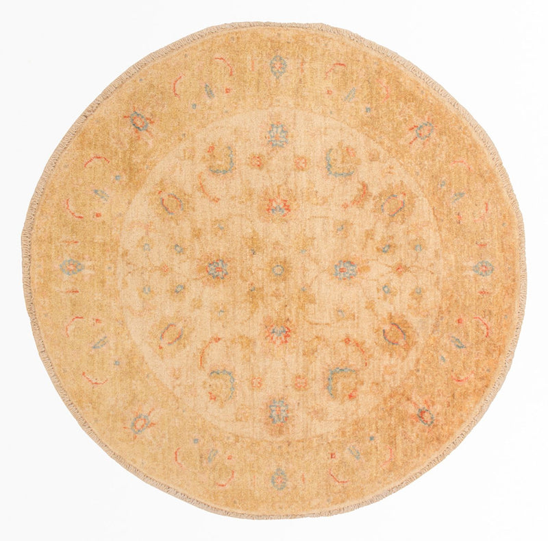 Ziegler Rug round  - 99 x 99 cm - beige