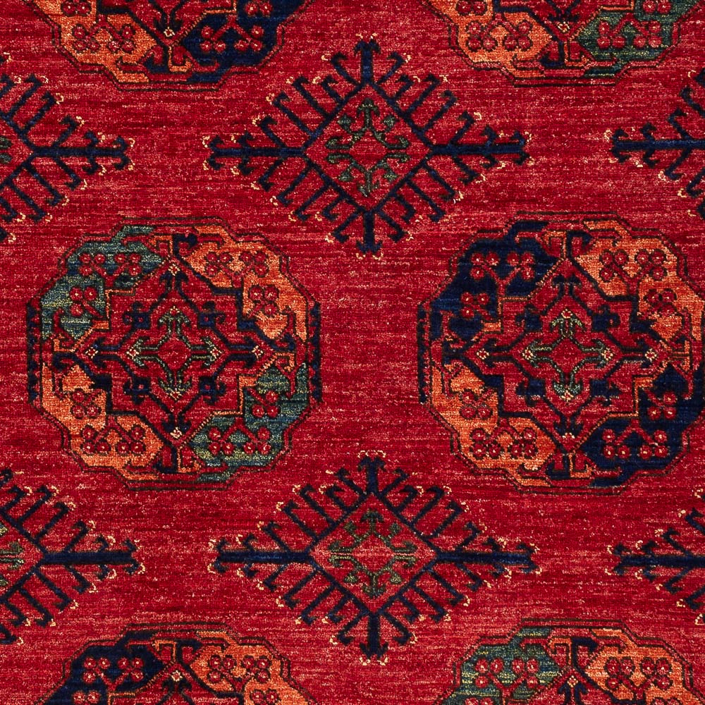 Afghan Rug - Kunduz - 200 x 155 cm - red
