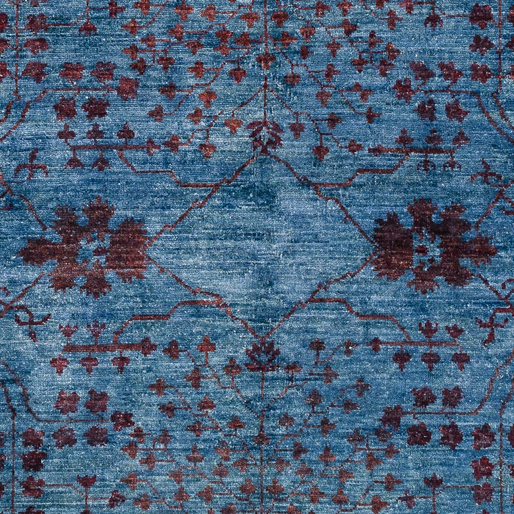 Ziegler Rug - Modern - Vintage/Overdyed - 199 x 141 cm - blue