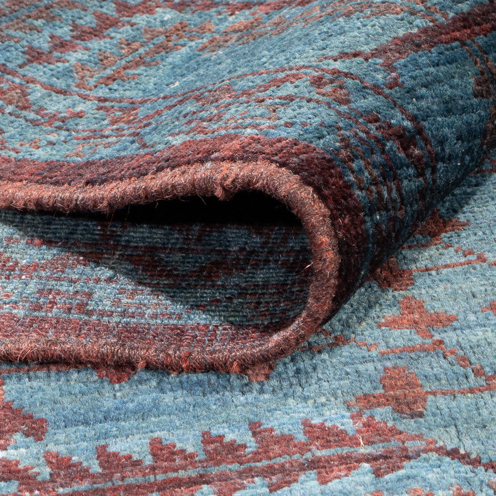 Ziegler Rug - Modern - Vintage/Overdyed - 199 x 141 cm - blue