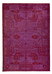 Ziegler Rug - Modern - Vintage/Overdyed - 197 x 139 cm - purple
