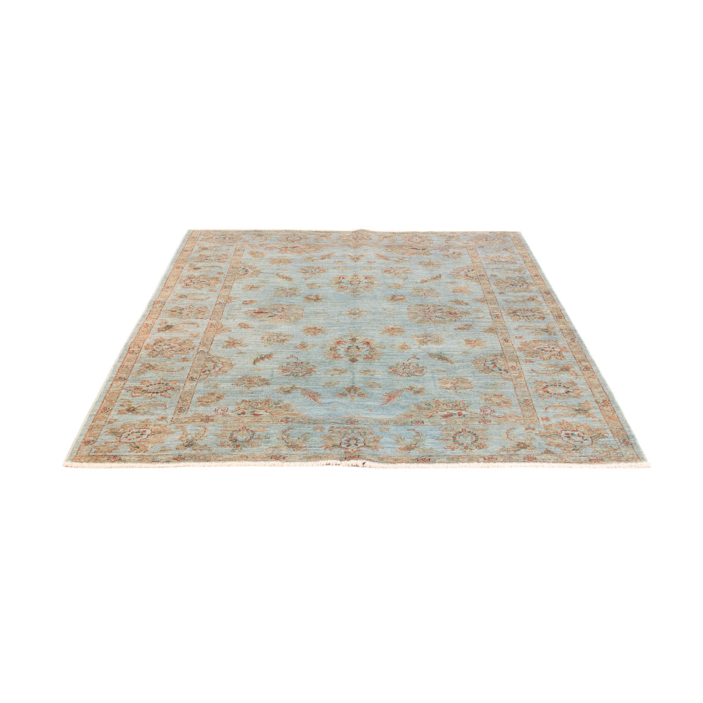 Ziegler Rug - Modern - Vintage/Overdyed - 197 x 148 cm - light blue