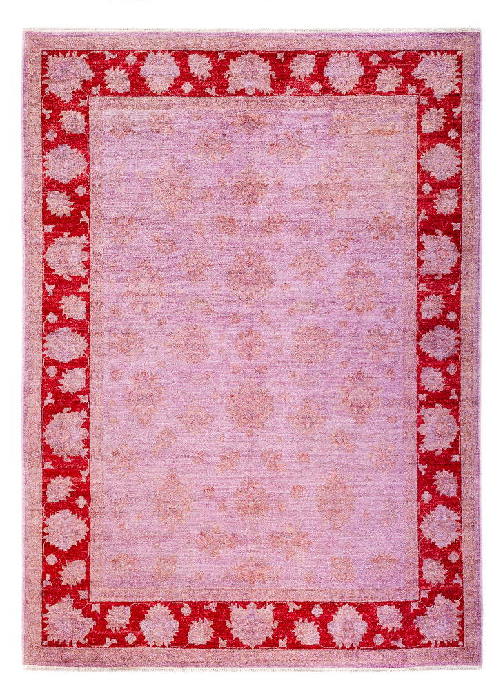 Ziegler Rug - Modern - Vintage/Overdyed - 203 x 149 cm - rose