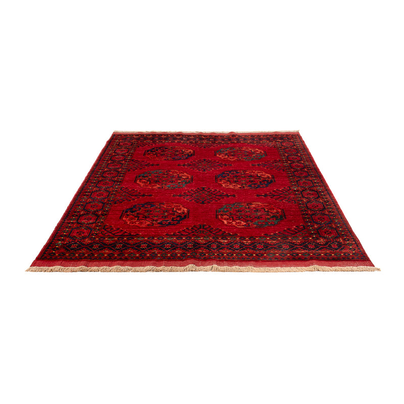 Afghan Rug - Kunduz - 205 x 153 cm - red