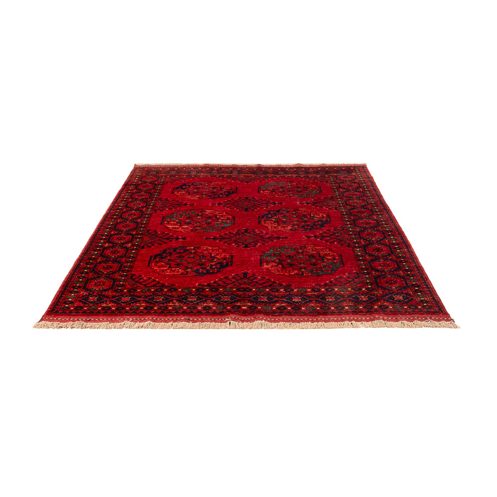 Afghan Rug - Kunduz - 200 x 155 cm - red