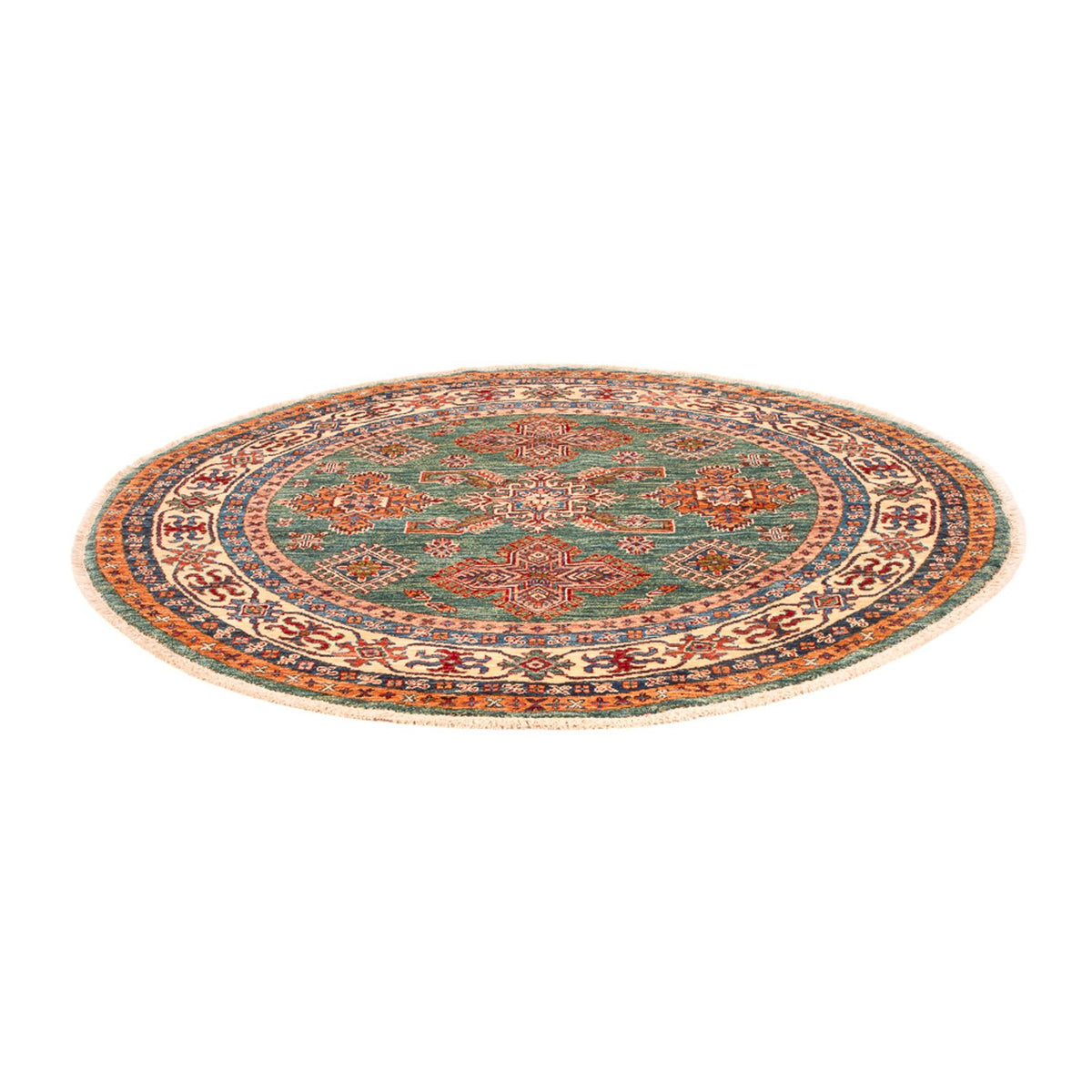 Ziegler Rug - Kazak round  - 151 x 147 cm - green