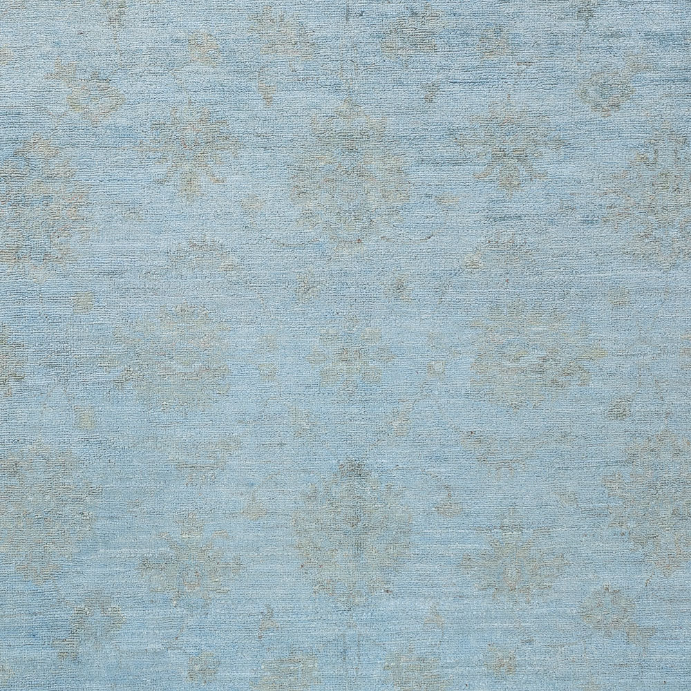 Ziegler Rug - Modern - Vintage/Overdyed - 194 x 149 cm - light blue