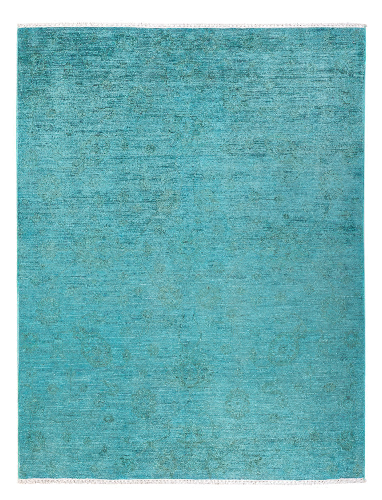 Ziegler Rug - Modern - Vintage/Overdyed - 193 x 148 cm - turquoise