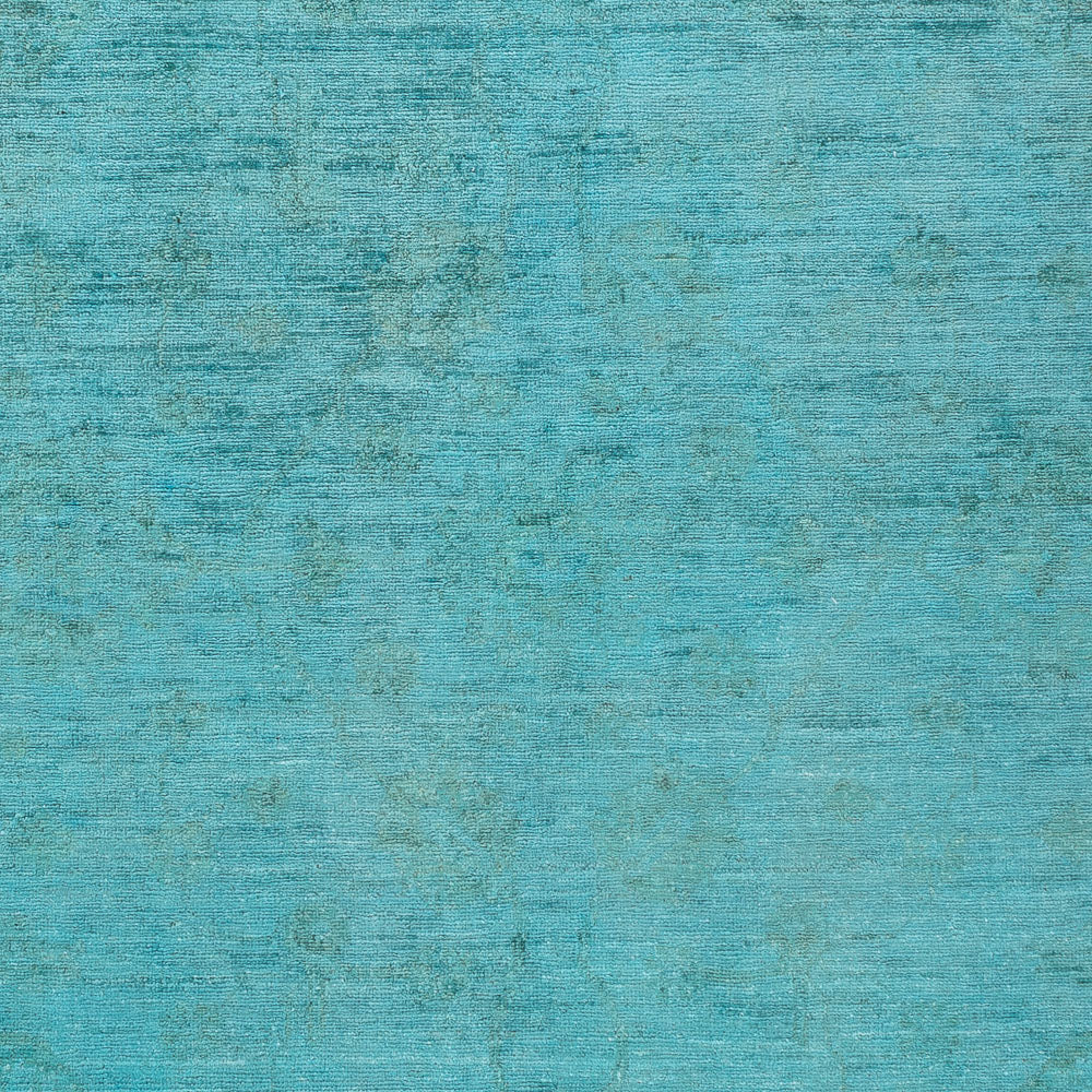 Ziegler Rug - Modern - Vintage/Overdyed - 193 x 148 cm - turquoise