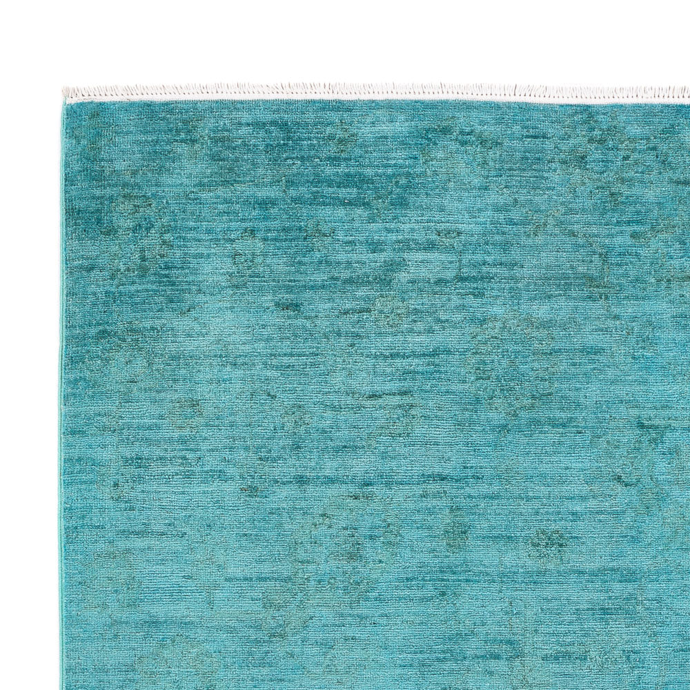 Ziegler Rug - Modern - Vintage/Overdyed - 193 x 148 cm - turquoise