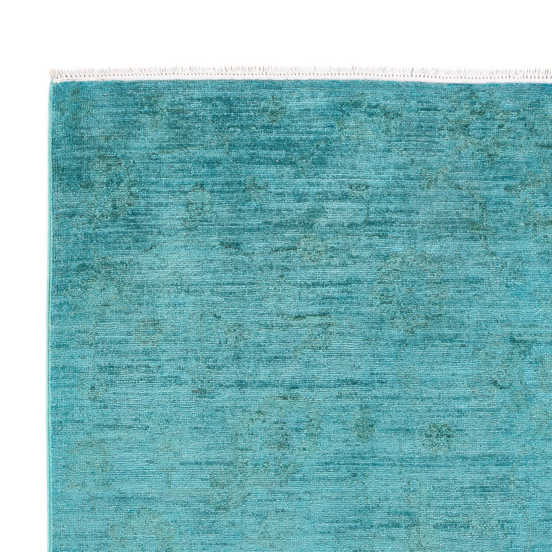 Ziegler Rug - Modern - Vintage/Overdyed - 193 x 148 cm - turquoise