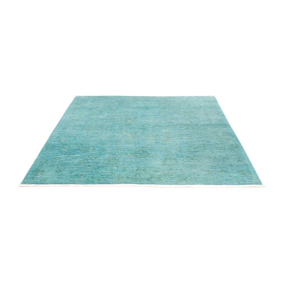 Ziegler Rug - Modern - Vintage/Overdyed - 193 x 148 cm - turquoise