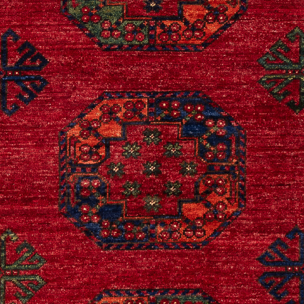 Afghan Rug - 179 x 123 cm - red