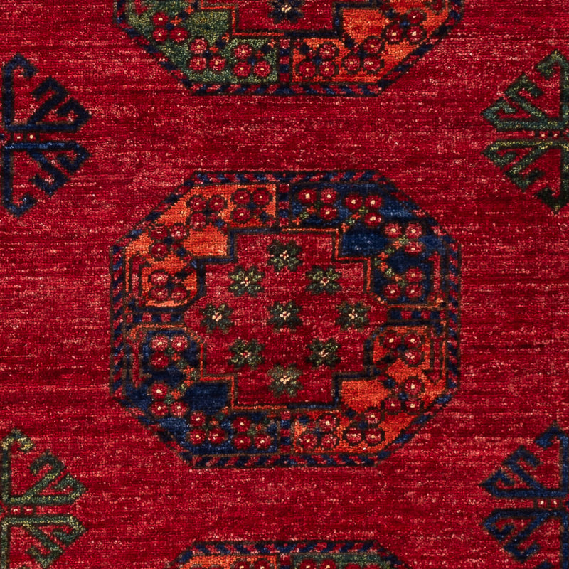 Afghan Rug - 179 x 123 cm - red
