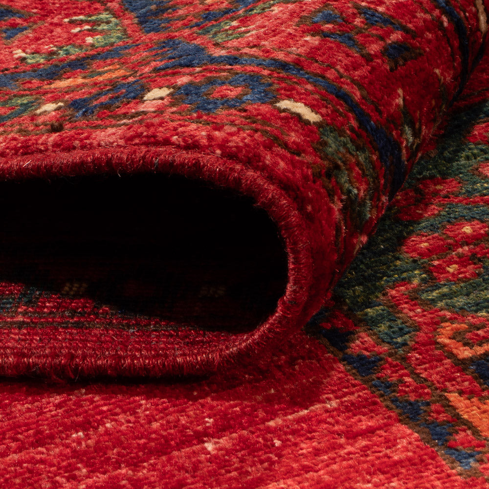 Afghan Rug - 183 x 125 cm - red