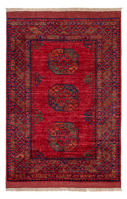 Afghan Rug - 182 x 122 cm - red