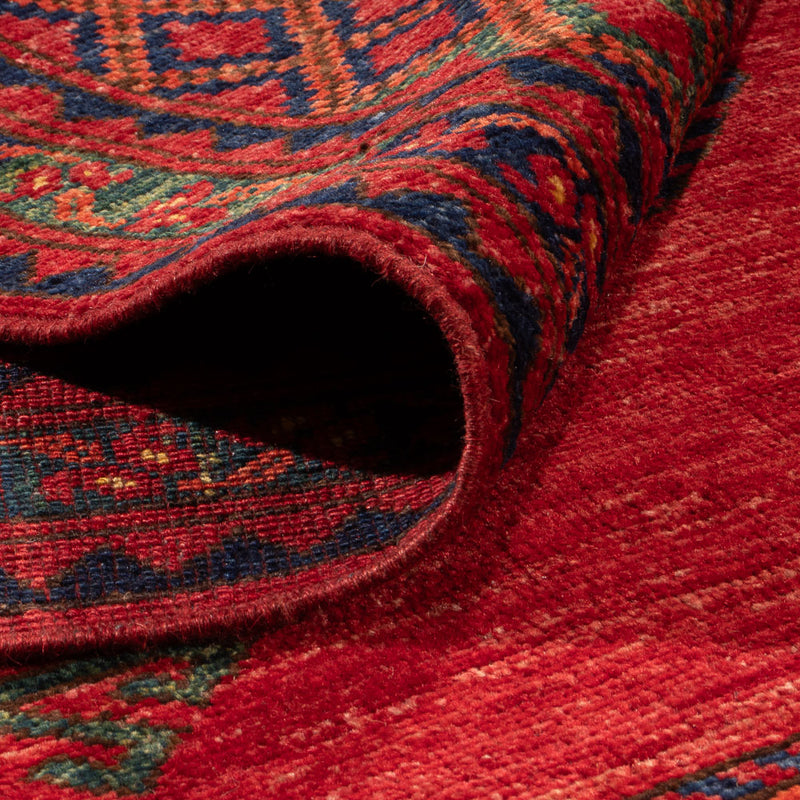 Afghan Rug - Kunduz - 317 x 213 cm - red