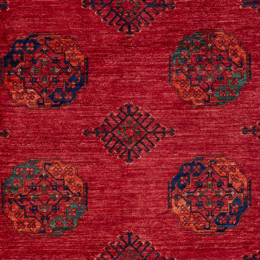 Afghan Rug - Kunduz - 299 x 220 cm - red