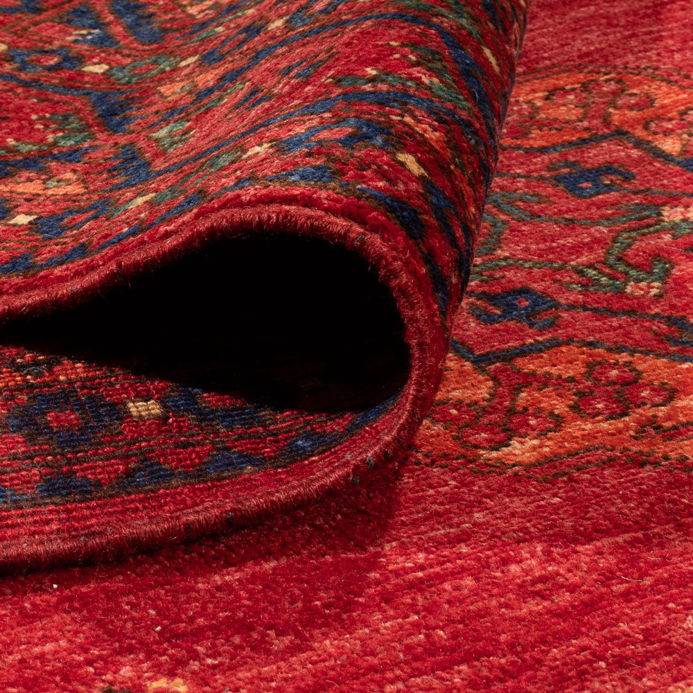 Afghan Rug - Kunduz - 299 x 220 cm - red