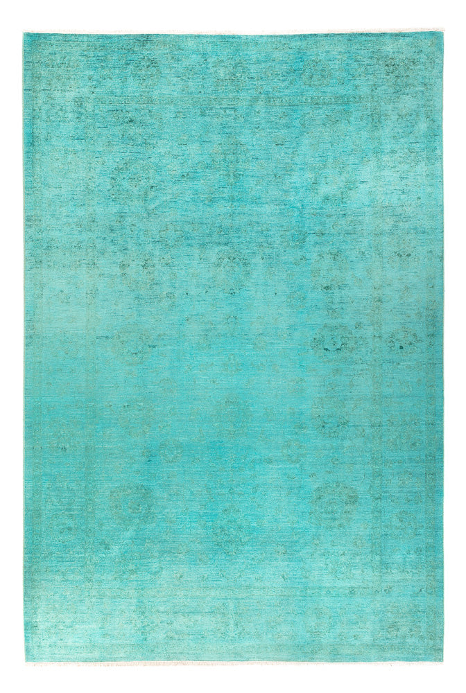 Ziegler Rug - Modern - Vintage/Overdyed - 292 x 198 cm - turquoise