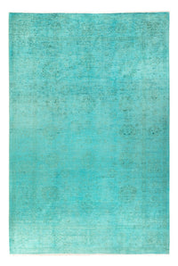 Ziegler Rug - Modern - Vintage/Overdyed - 292 x 198 cm - turquoise