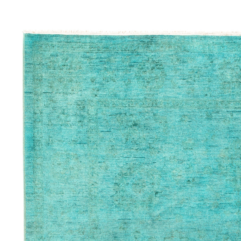 Ziegler Rug - Modern - Vintage/Overdyed - 292 x 198 cm - turquoise