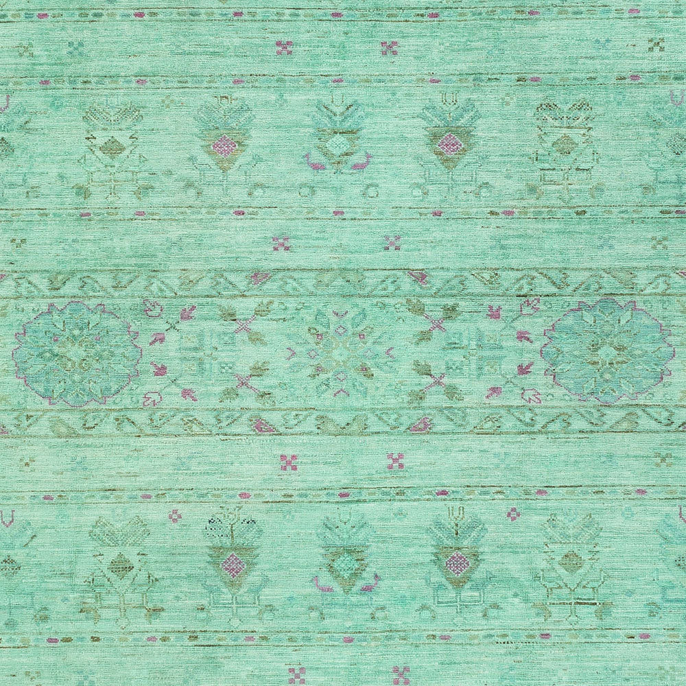 Ziegler Rug - Modern - Vintage/Overdyed - 308 x 206 cm - light green