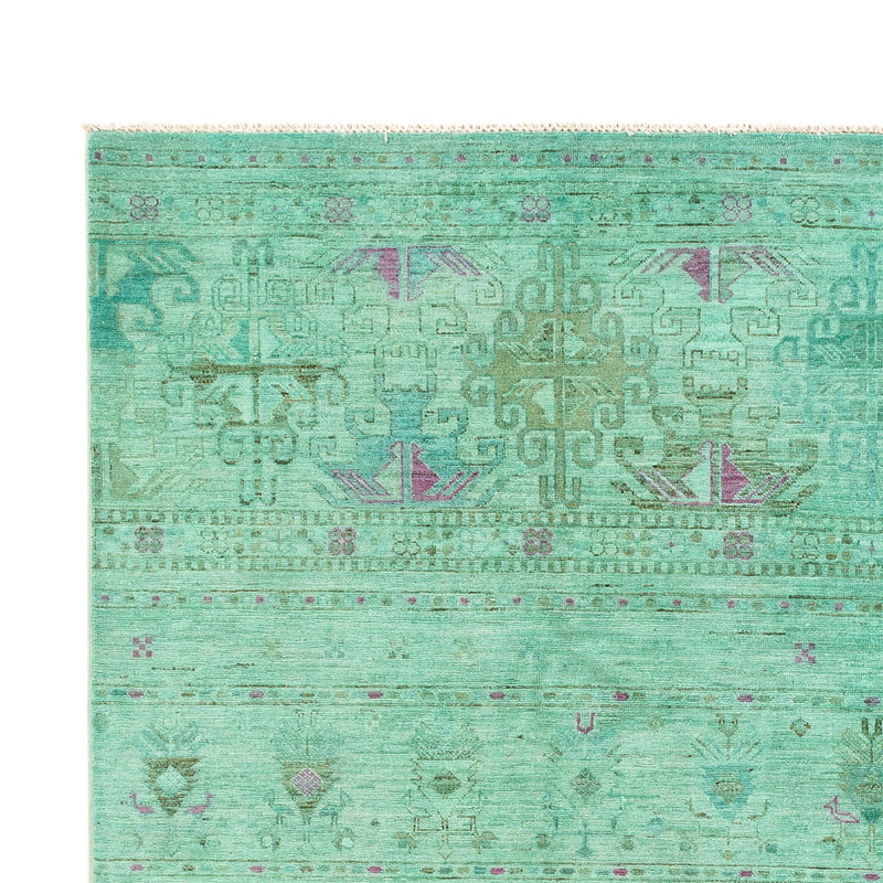 Ziegler Rug - Modern - Vintage/Overdyed - 308 x 206 cm - light green