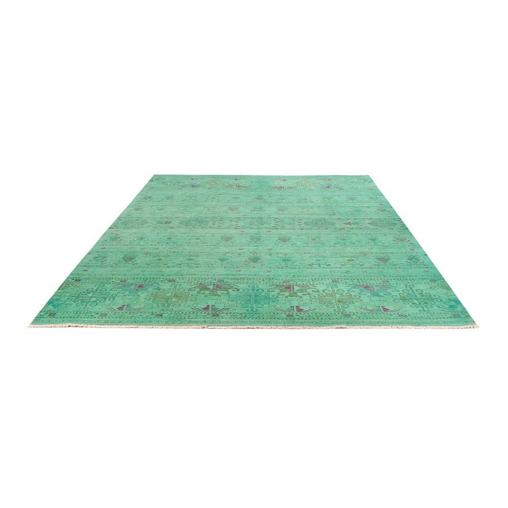 Ziegler Rug - Modern - Vintage/Overdyed - 308 x 206 cm - light green