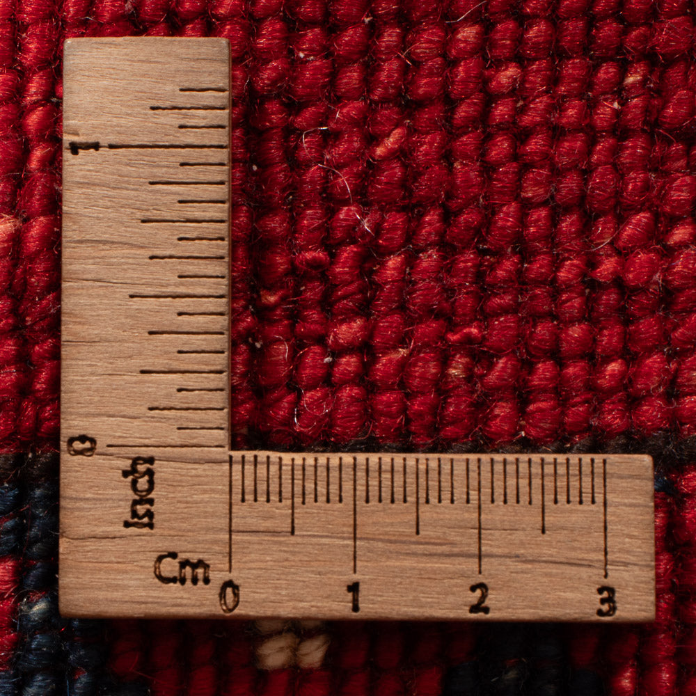 Runner Afghan Rug - Kunduz - 291 x 87 cm - red