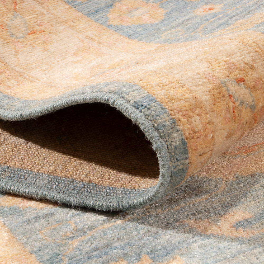 Runner Ziegler Rug - 287 x 83 cm - blue