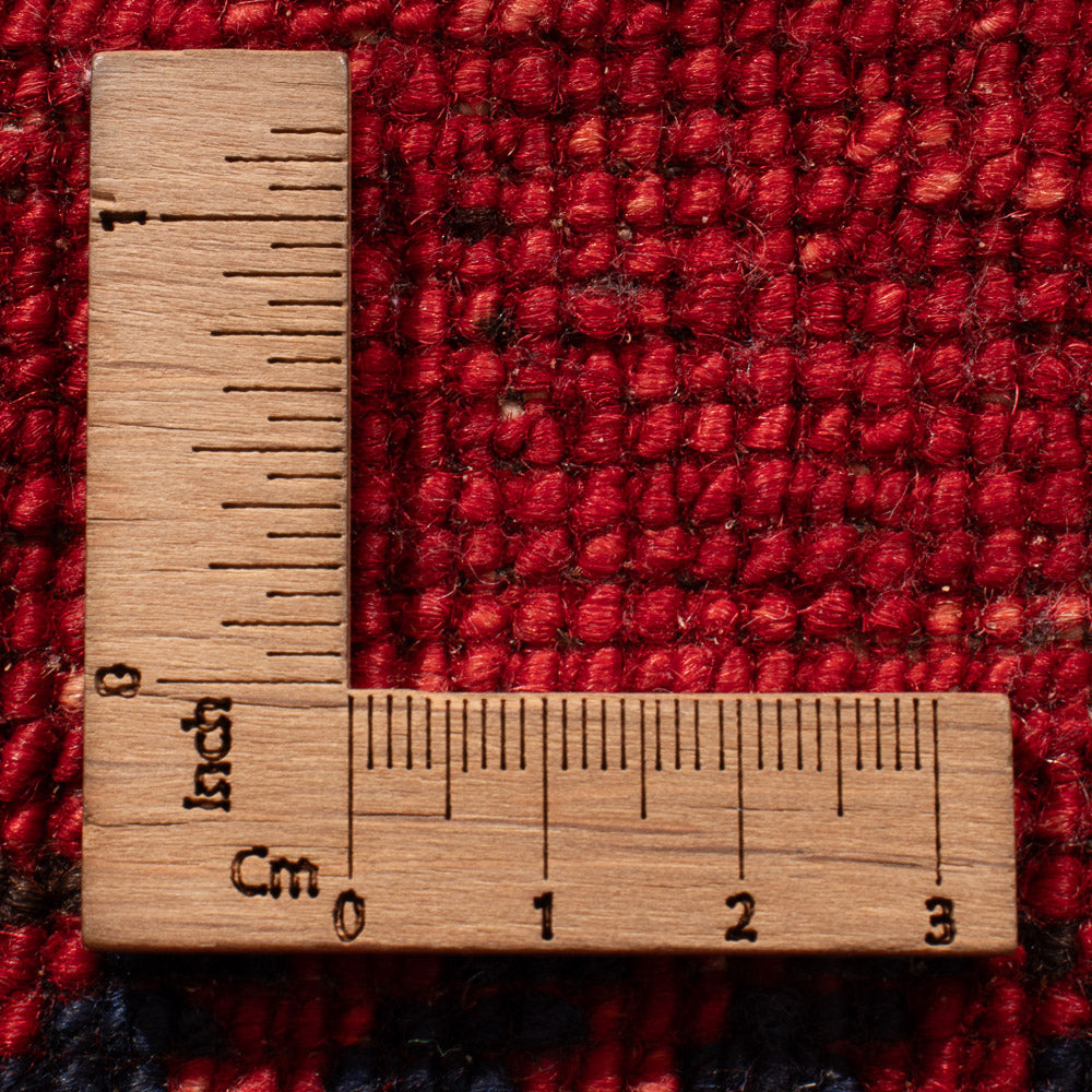 Runner Afghan Rug - Kunduz - 260 x 83 cm - red