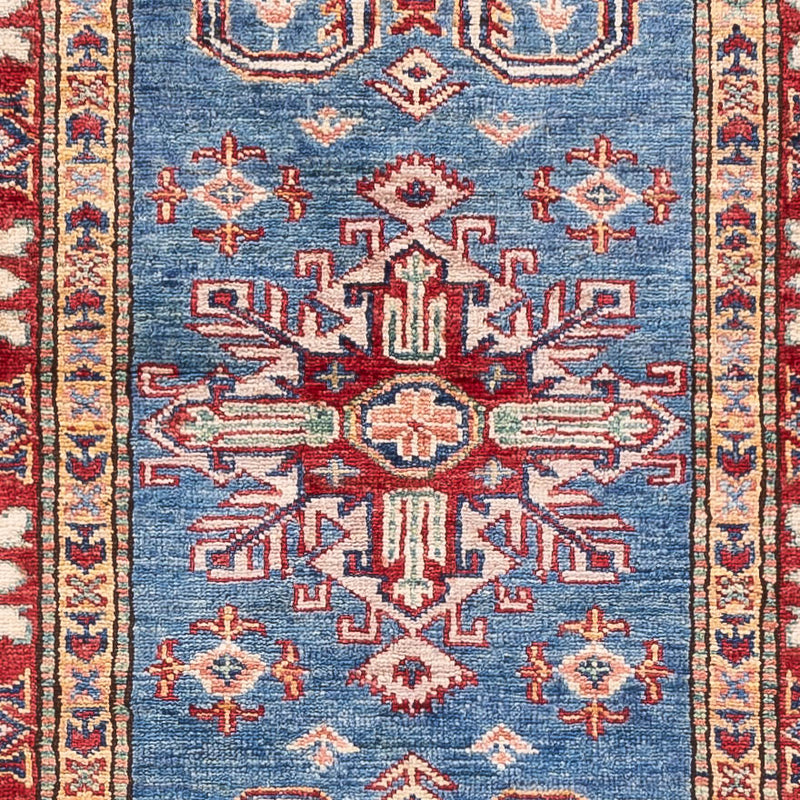 Runner Ziegler Rug - Kazak - 242 x 73 cm - blue