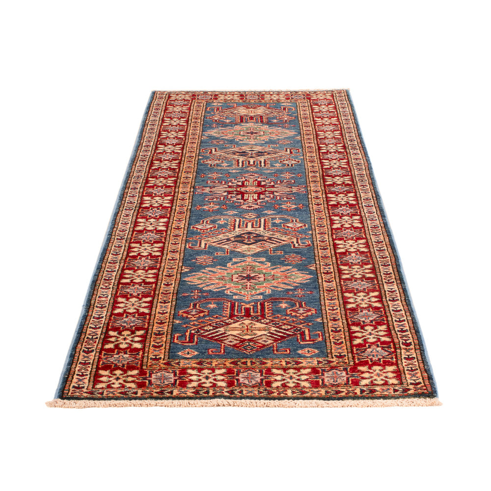 Runner Ziegler Rug - Kazak - 242 x 73 cm - blue