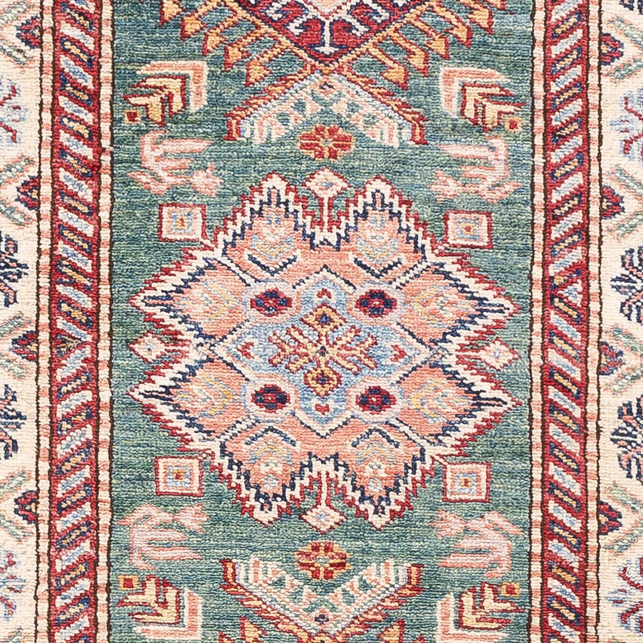 Runner Ziegler Rug - Kazak - 248 x 73 cm - dark green