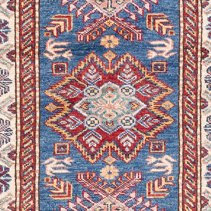 Runner Ziegler Rug - Kazak - 247 x 73 cm - blue