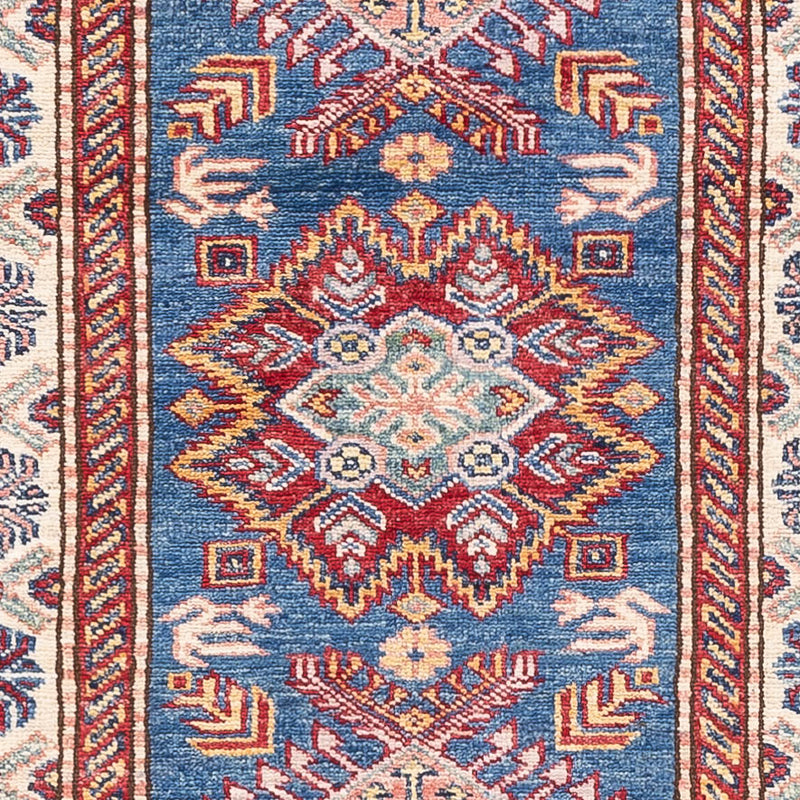 Runner Ziegler Rug - Kazak - 247 x 73 cm - blue