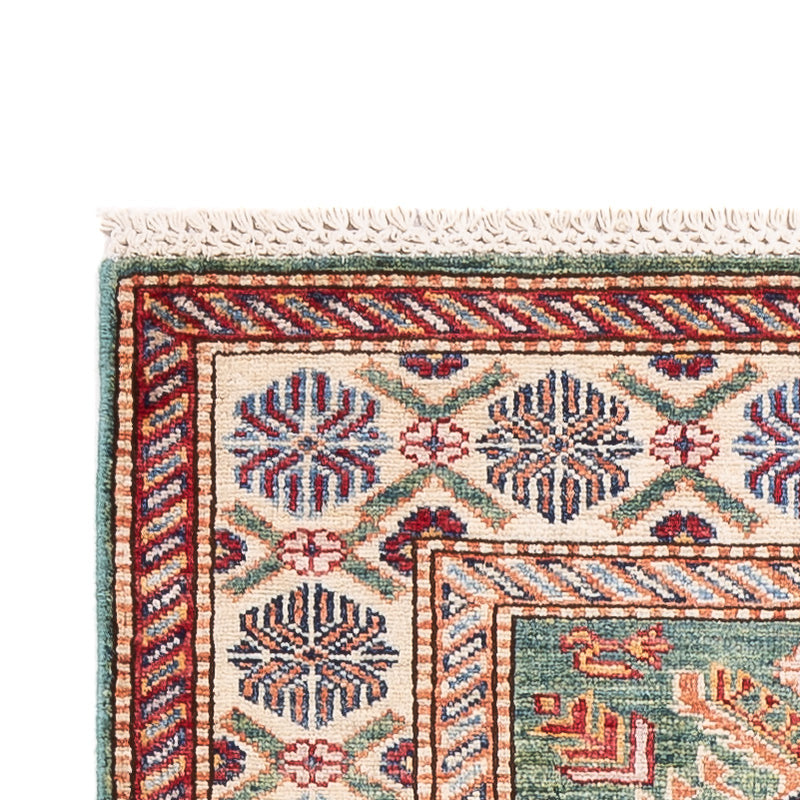 Runner Ziegler Rug - Kazak - 244 x 75 cm - light green