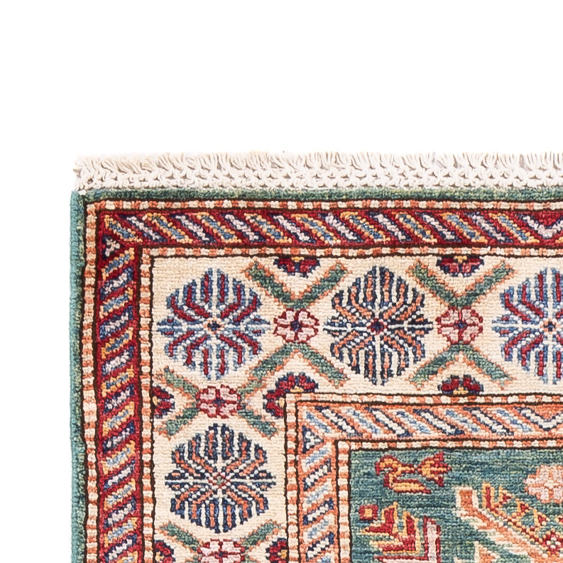 Runner Ziegler Rug - Kazak - 243 x 72 cm - light green