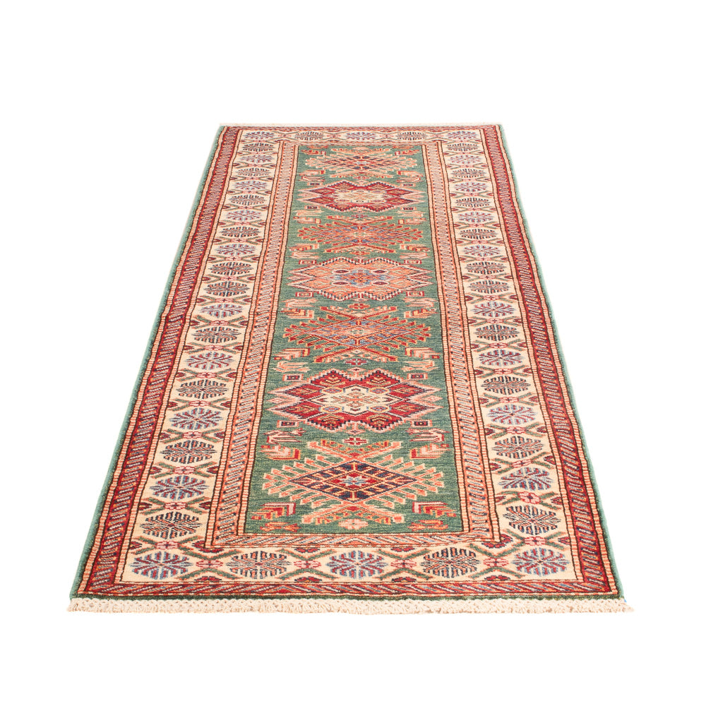 Runner Ziegler Rug - Kazak - 243 x 72 cm - light green