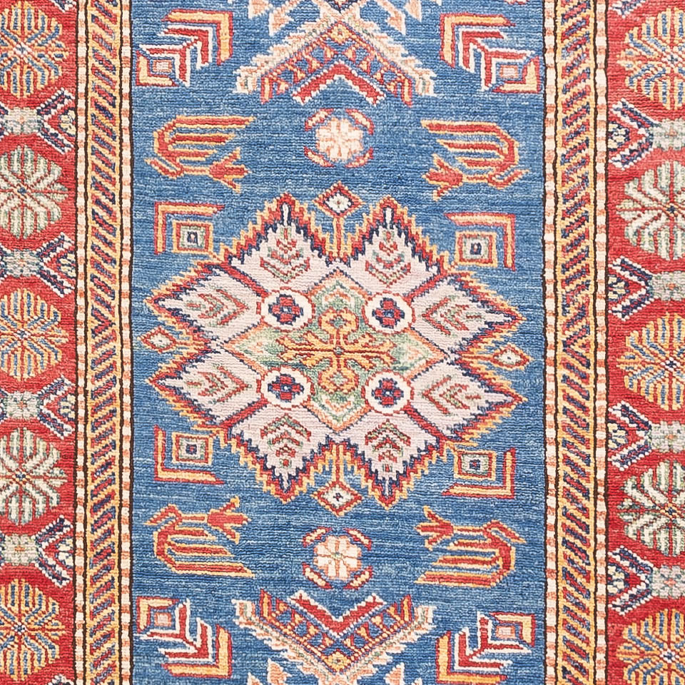 Runner Ziegler Rug - Kazak - 307 x 83 cm - blue