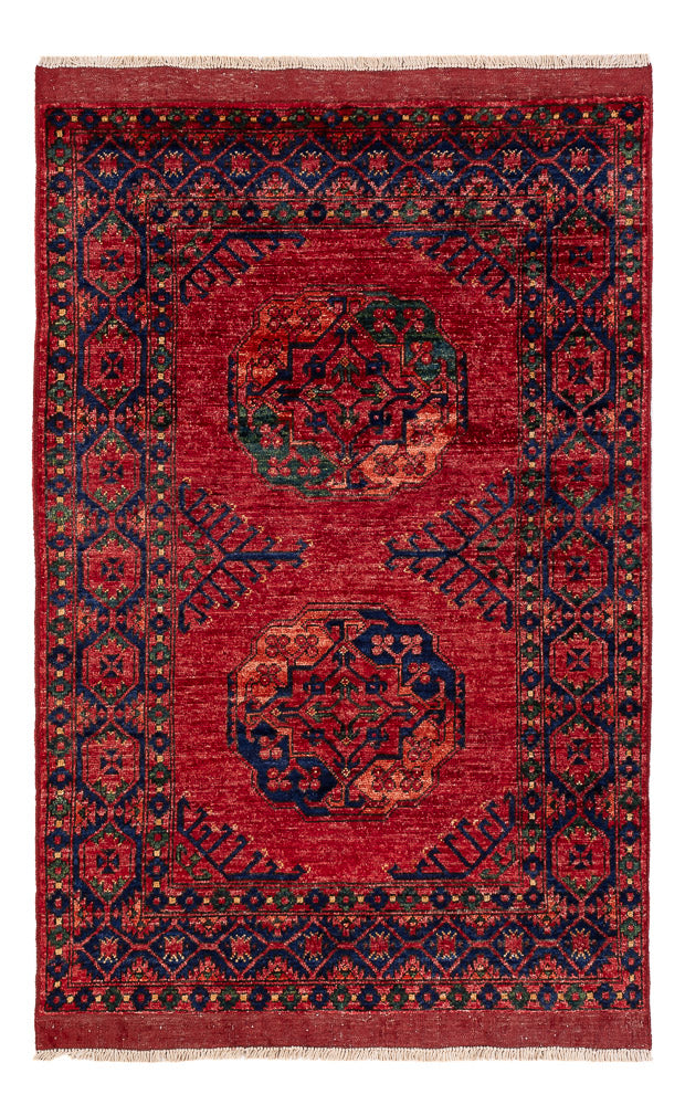 Afghan Rug - 150 x 100 cm - red