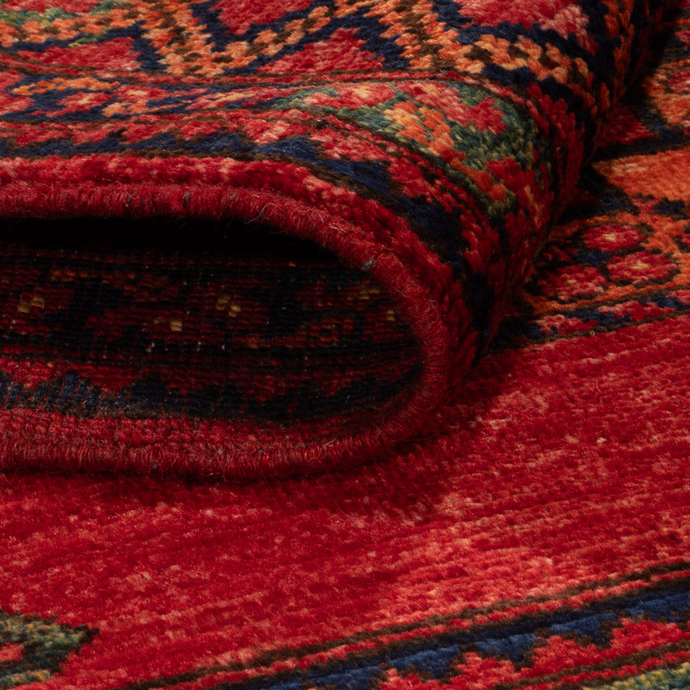 Afghan Rug - 151 x 101 cm - red