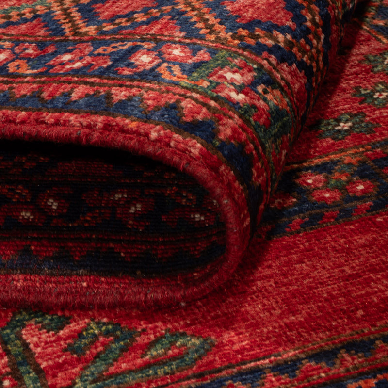 Afghan Rug - 151 x 104 cm - red
