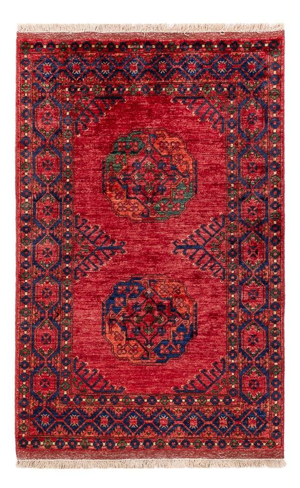 Afghan Rug - 150 x 100 cm - red
