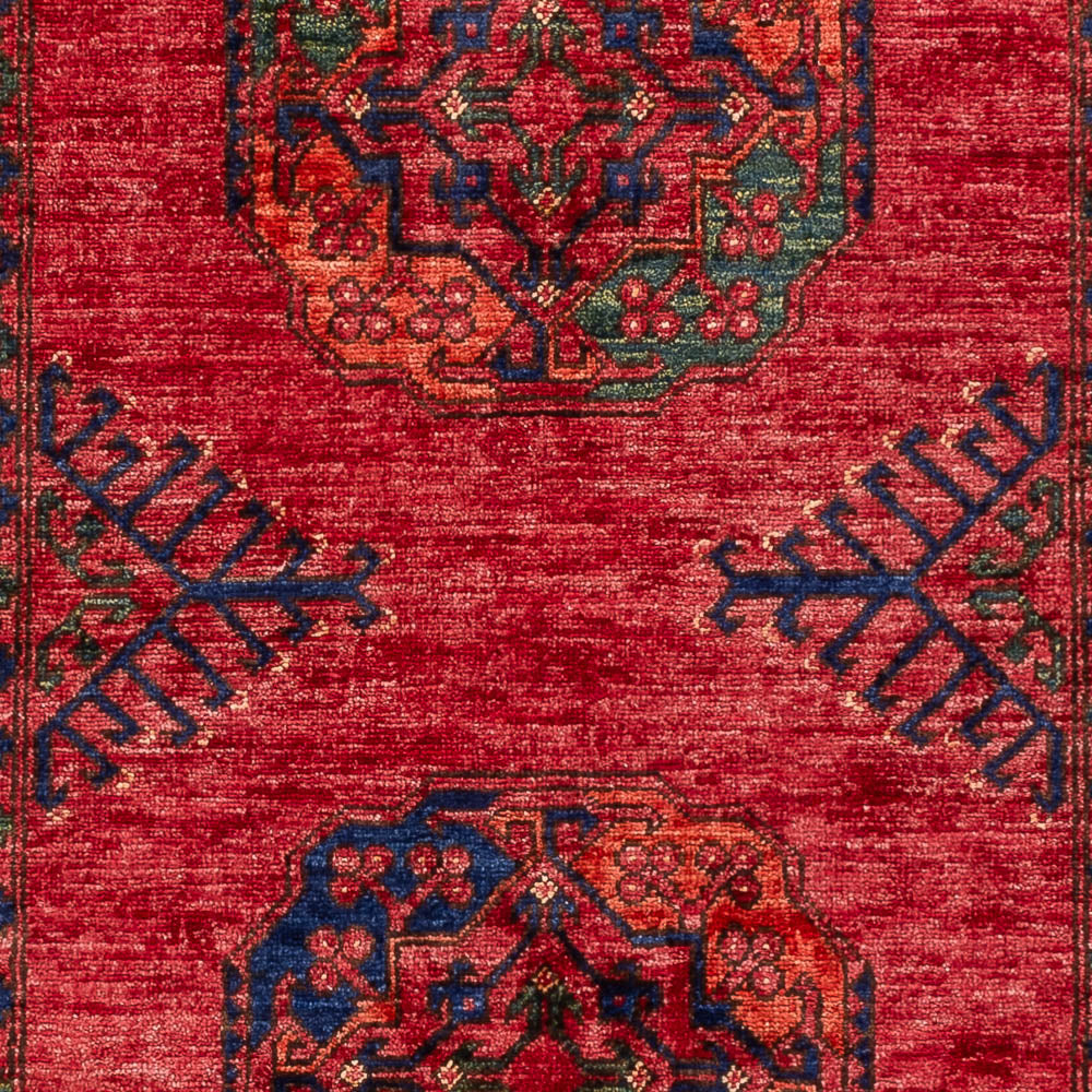 Afghan Rug - 150 x 100 cm - red