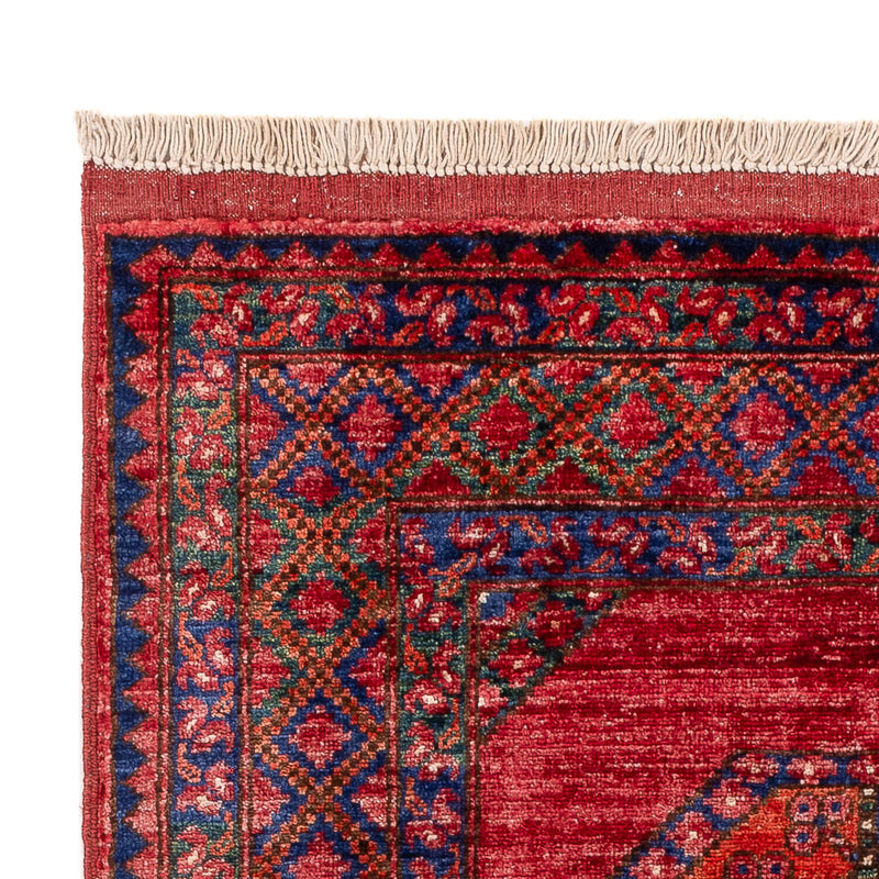 Afghan Rug - 155 x 100 cm - red